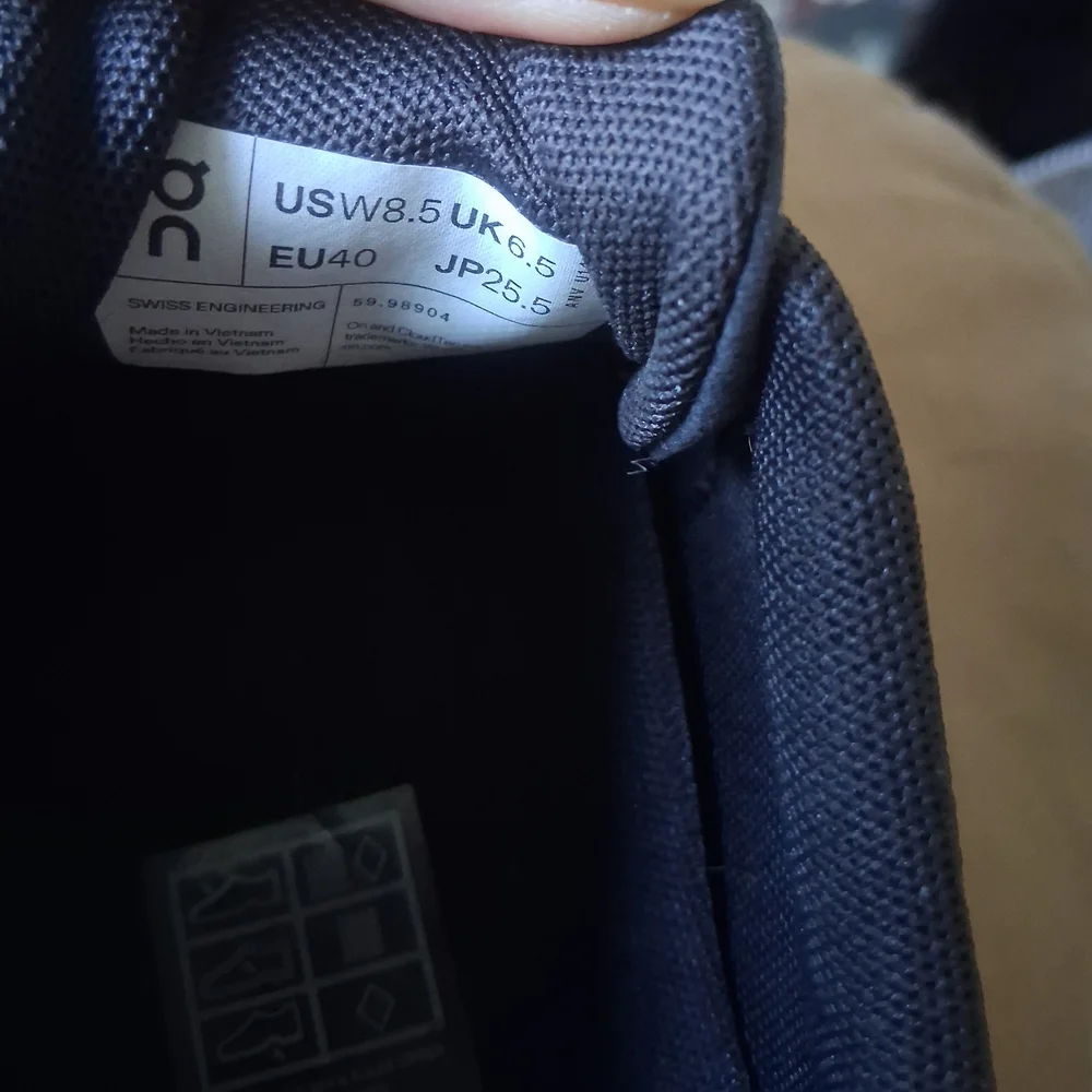 On Cloud Running Womens's Black Sneakers - Picture 8 of 8